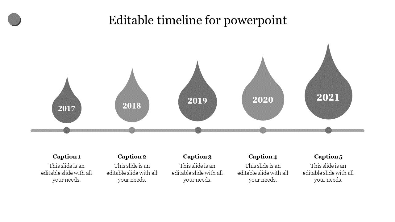 Free - Editable Timeline For PowerPoint Slide Templates Design